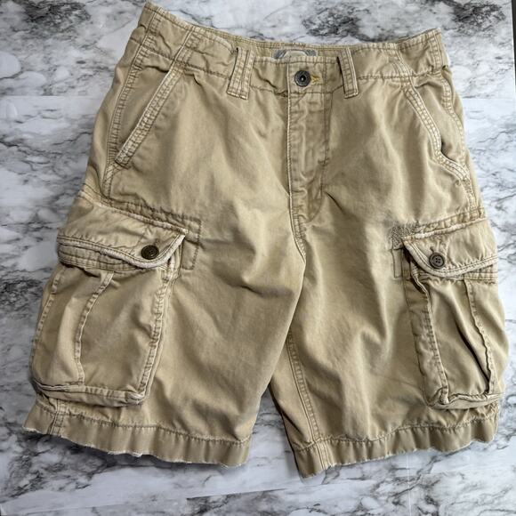 American Eagle Outfitters Cargo Shorts Mens 31 Pockets Y2K VTG Long Inseam 10” - Picture 9 of 9